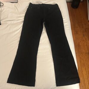 7 For All Mankind Black Flare Jeans